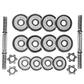 Barbells in a CHROME HMS suitcase 2x7,5kg STC15 Accessories/Training equipment Your Sports Performance