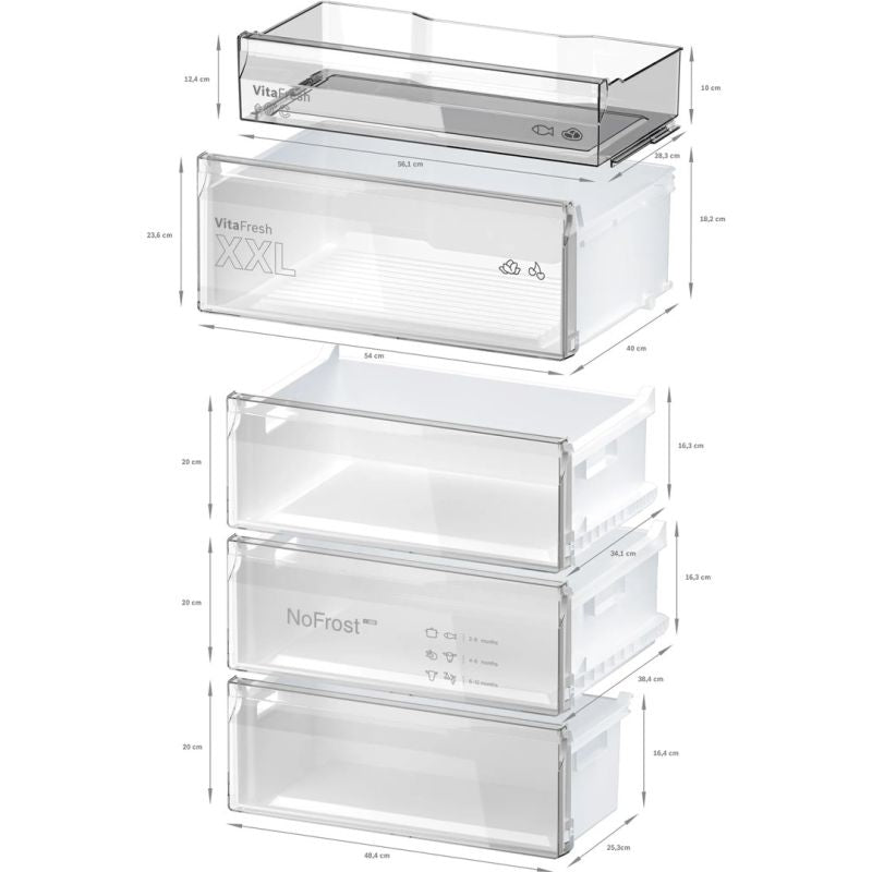 BOSCH KGN492IDF fridge-freezer AGD - Produkty/Lodówki wolnostojące Your Sports Performance