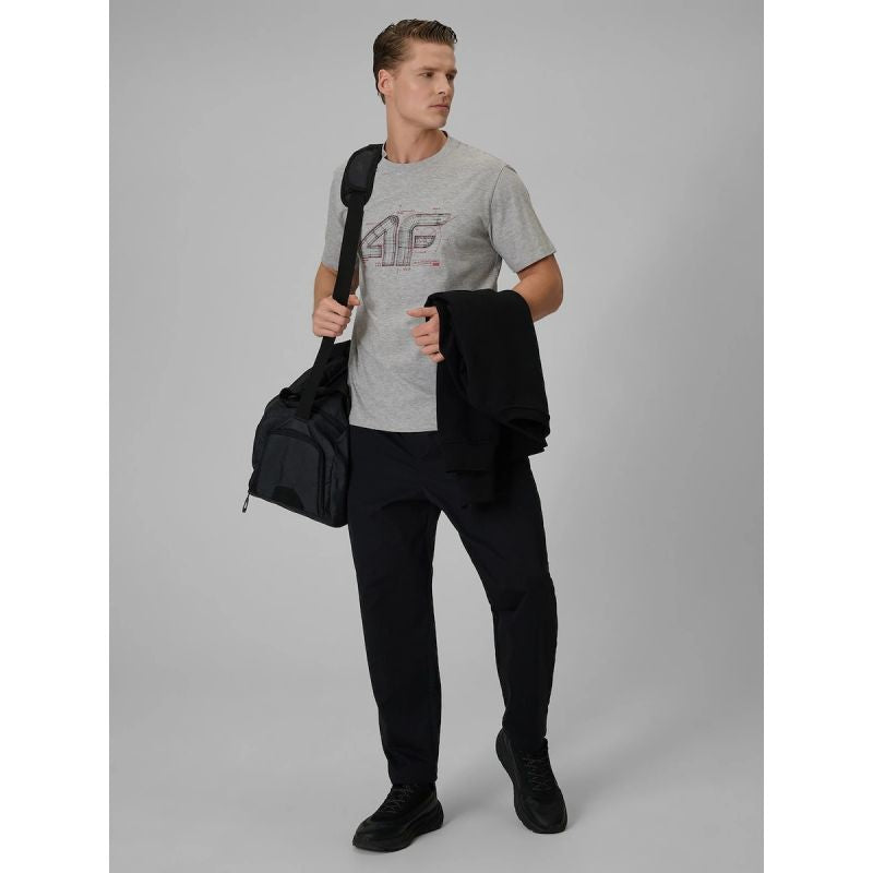 Men's regular-fit graphic T-shirt 4F 4FRSS26TTSHM3989-10S