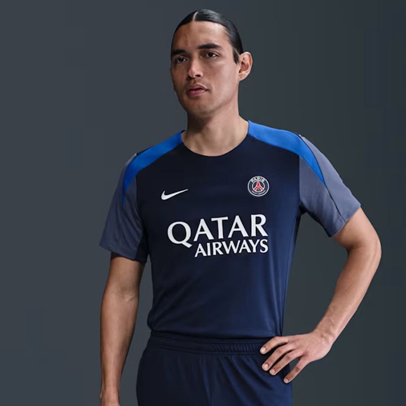 Nike PSG Strike Men's T-Shirt Navy Blue HJ7758 411 To be categorized Your Sports Performance