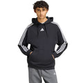 Men's adidas Essentials 3-Stripes French Terry Hoodie Black KY6605
