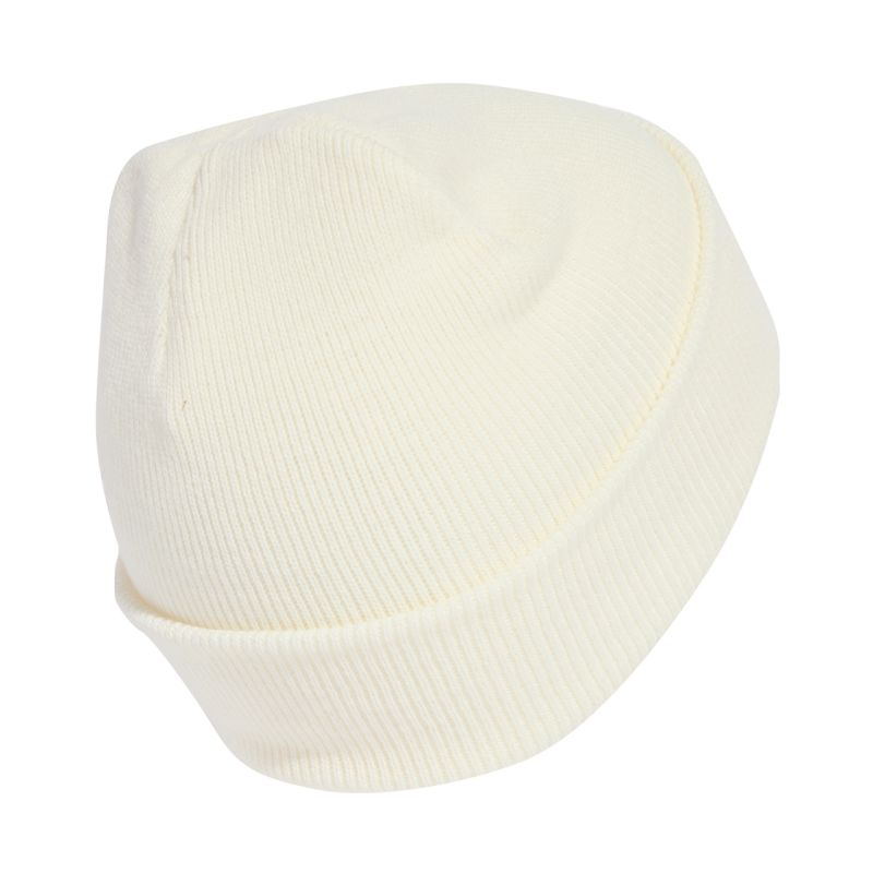 Adidas New Logo Beanie Cuff Cream JX5745 Clothing Your Sports Performance