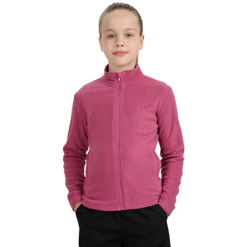 Fleece for girls 4F F346 dark purple 4FJWAW25TFLEF346 50S 4f