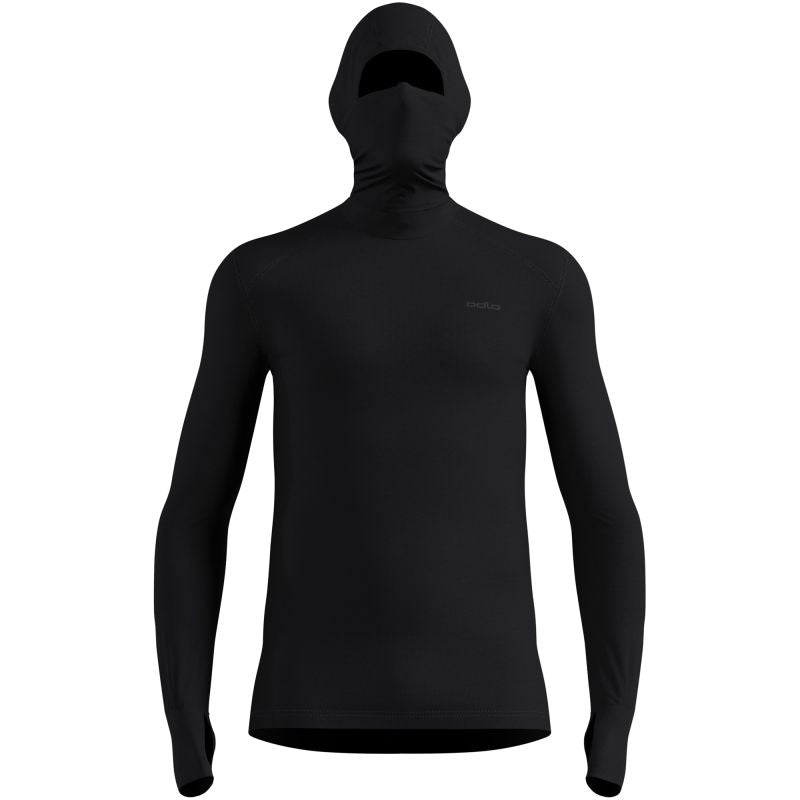Odlo Active Warm BL Top Facemask LS thermal top – black, size: M
