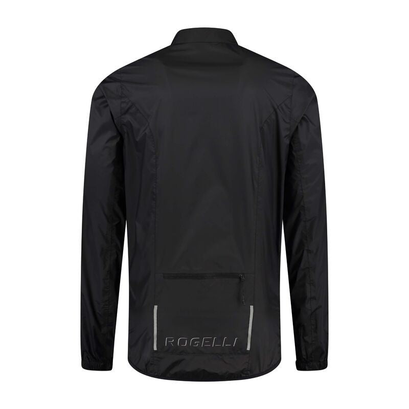 Rogelli CORE rain jacket black M Rogelli/Rower/Men/Kurtki/Przeciwdeszczowe Your Sports Performance