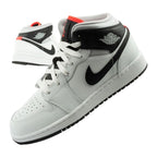 Nike Air Jordan 1 women's high-top sports shoes fashionable sneakers white black Nike