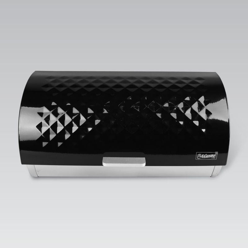 MAESTRO MR-1676-BLACK bread bin AGD - Produkty/Pojemniki na żywność (z metalu) Your Sports Performance