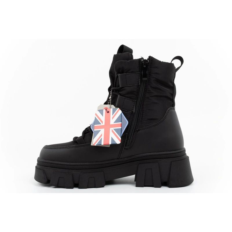 Lee Cooper Women’s Black Insulated Winter Boots with Zip