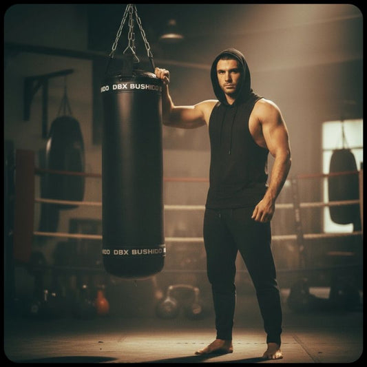 PREMIUM Punching Bag - SBRX Black - Empty - 130cm | DBX Bushido worki treningowe - puste Your Sports Performance