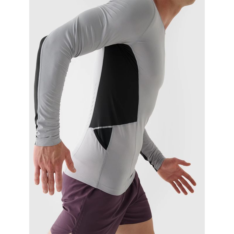 Men's quick-drying running longsleeve 4F 4FWAW24TFLOM252-27S *Kategoria tymczasowa Your Sports Performance