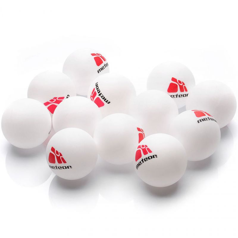 A set of 12 ping pong balls Meteor 15026 Accessories/Balls/Table Tennis Your Sports Performance