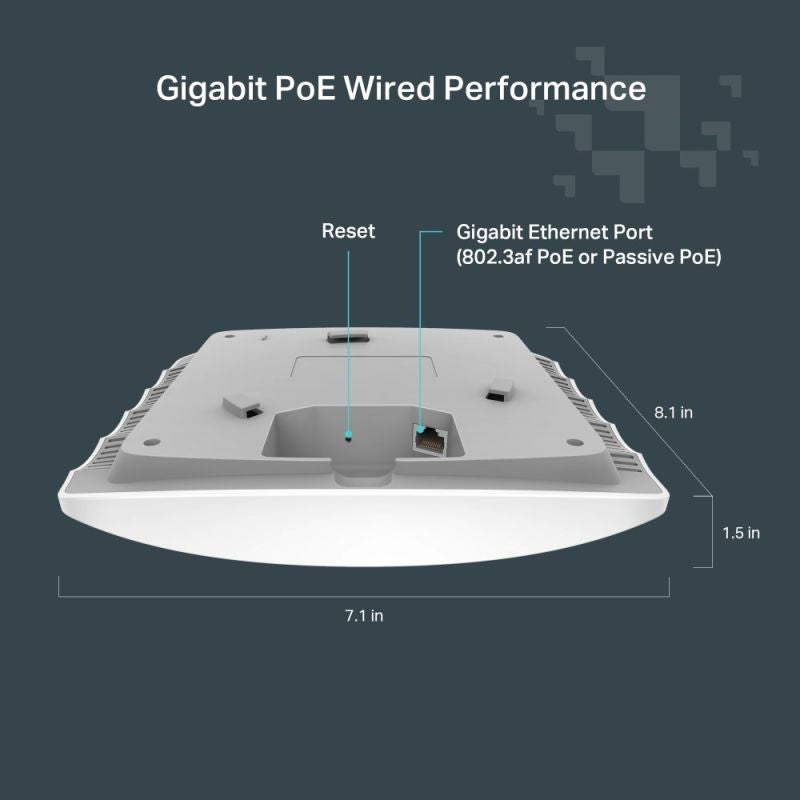 TP-Link FESTA F52 WLAN access point 867 Mbit/s White PoE support Komunikacja i łączność/AccesPoint Your Sports Performance