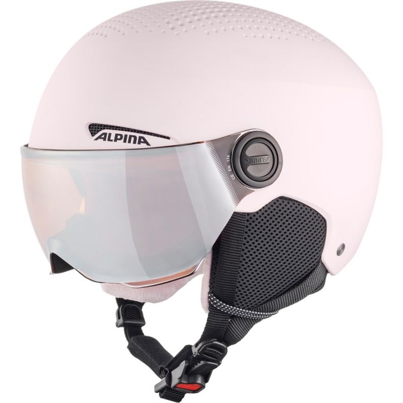 ALPINA ZUPO VISOR Q-LITE ROSE 51-55 ski helmet Narciarstwo/Kaski Your Sports Performance