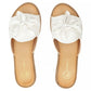 Women's white flower flip-flops Filippo DK7898 Filippo