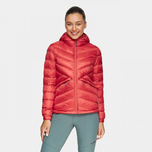 Alpinus Rocca women's down jacket red YT18753 In preparation Your Sports Performance