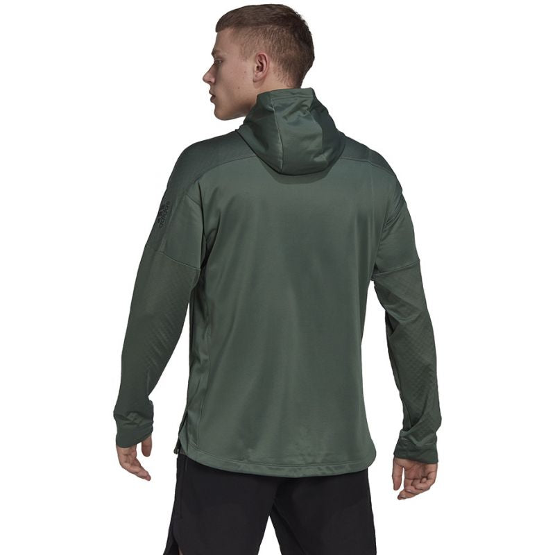 Adidas Workout Warm Full Zip Hoodie M HL8778 Clothing/Training Adidas