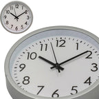 PP WALL CLOCK 20CM SILVER Home and Garden/Equipment Your Sports Performance