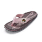 Gumbies unisex flip-flops ISLANDER FLIP-FLOP PALM LEAF PINK