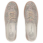 Women's leather openwork shoes, multicolor Filippo DP6830 Filippo