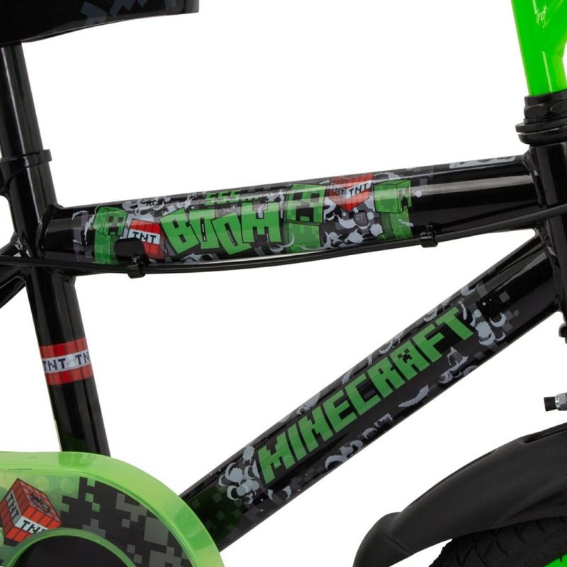 Huffy Minecraft Bike 16" Black 21644W (Gry i zabawki) Sport i rekreacja/Rowery dziecięce Your Sports Performance