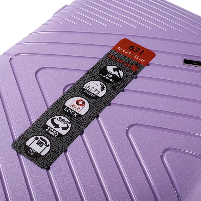 Hardside suitcase Iguana Cantabria II 63 92800479893