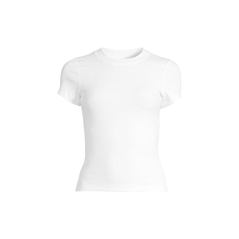 CASALL Defined Rib Tee Women's T-Shirt, White