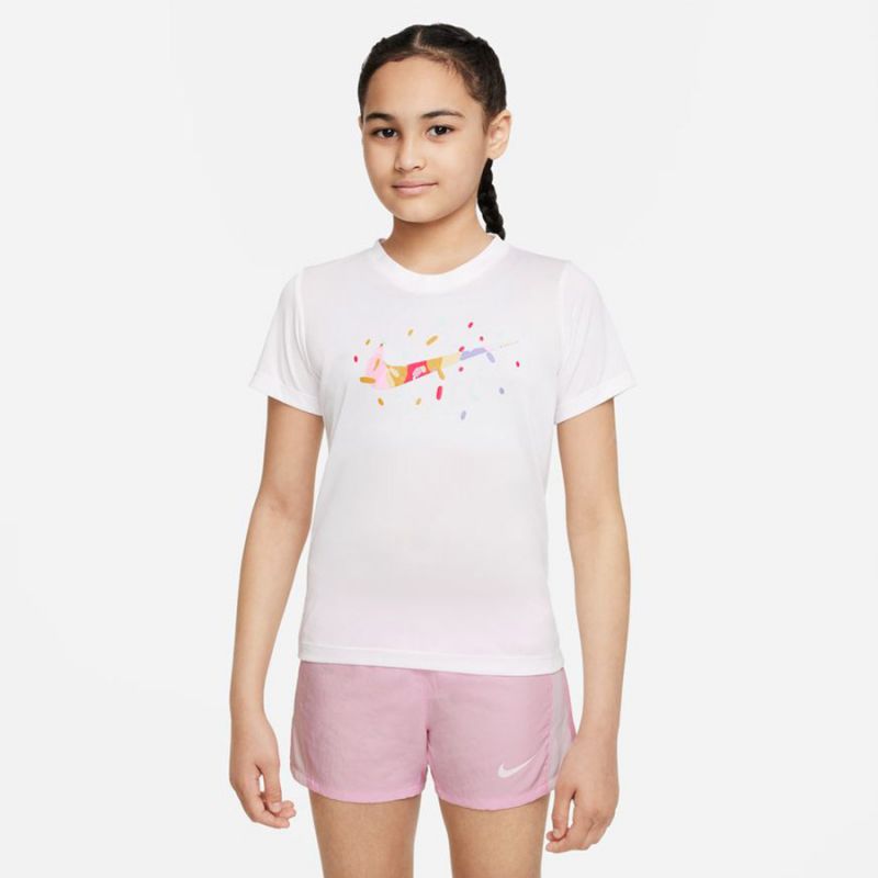 Nike Dri-Fit Jr DV0559 100 T-shirt Clothing/Lifestyle/T-shirts Nike