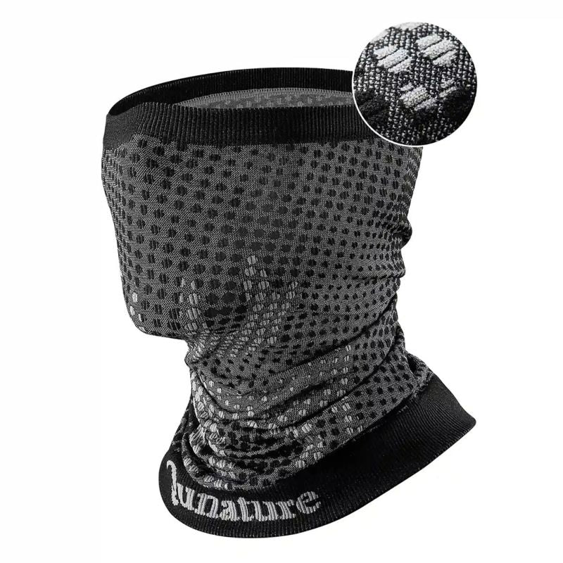 Qunature 11230014002 ski scarf, sports bandana, universal size - black Your Sports Performance