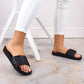 Black beach slippers Big Star W FF274A389 Footwear/Outdoor Your Sports Performance