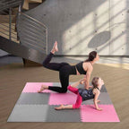 Multipack One Fitness MP10 puzzle mat pink and gray 9 pieces 10 mm In preparation Your Sports Performance