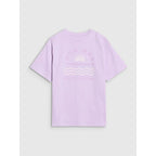 Oversized T-shirt with print for girls 4F 4FJWSS25TTSHF1870-52S *Kategoria tymczasowa Your Sports Performance
