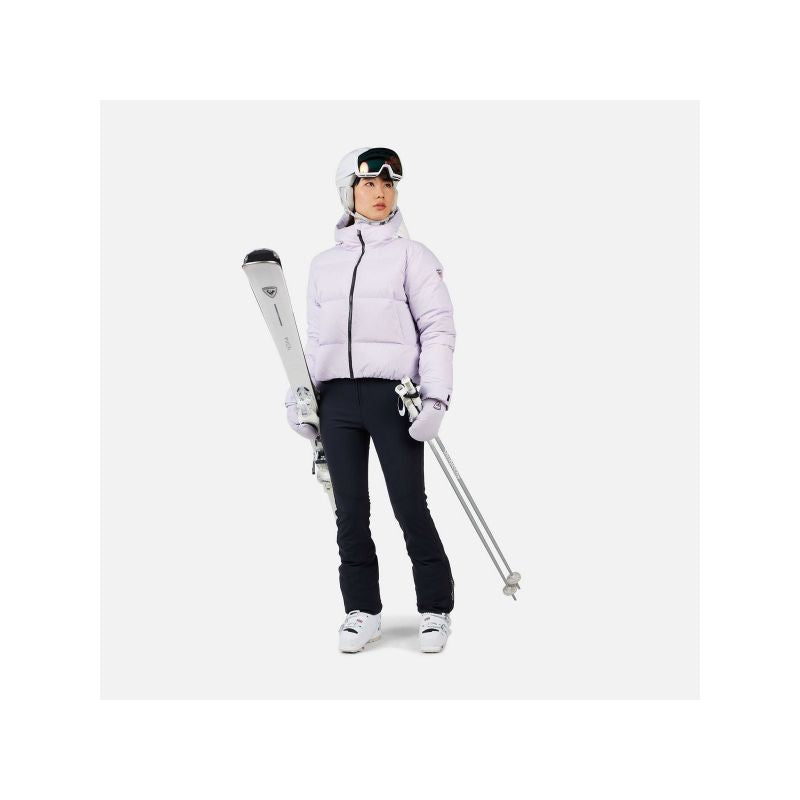 ROSSIGNOL W DAILLE DOWN JKT women's ski jacket gray