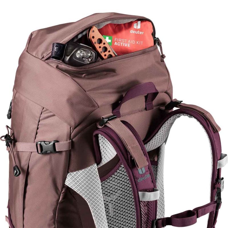 Deuter Futura Pro 38 SL Women's Hiking Backpack - Ashrose/Cassis Survival/Torby, plecaki, organizery Your Sports Performance