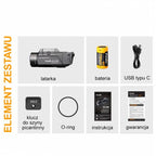Fenix Tactical LED Pistol Flashlight 1200lm 210m USB-C - GL19R *Kategoria tymczasowa Your Sports Performance
