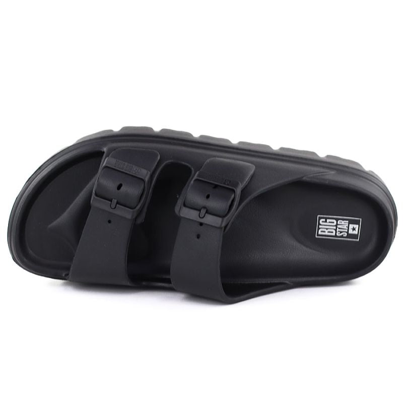 Women's black Big Star TT274A051 pool flip-flops with buckles To be categorized Your Sports Performance