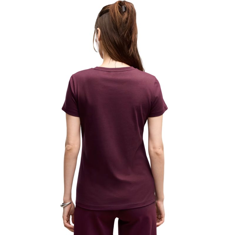Women's Puma ESS Small No.1 Logo Tee(s) T-Shirt burgundy 682373 24