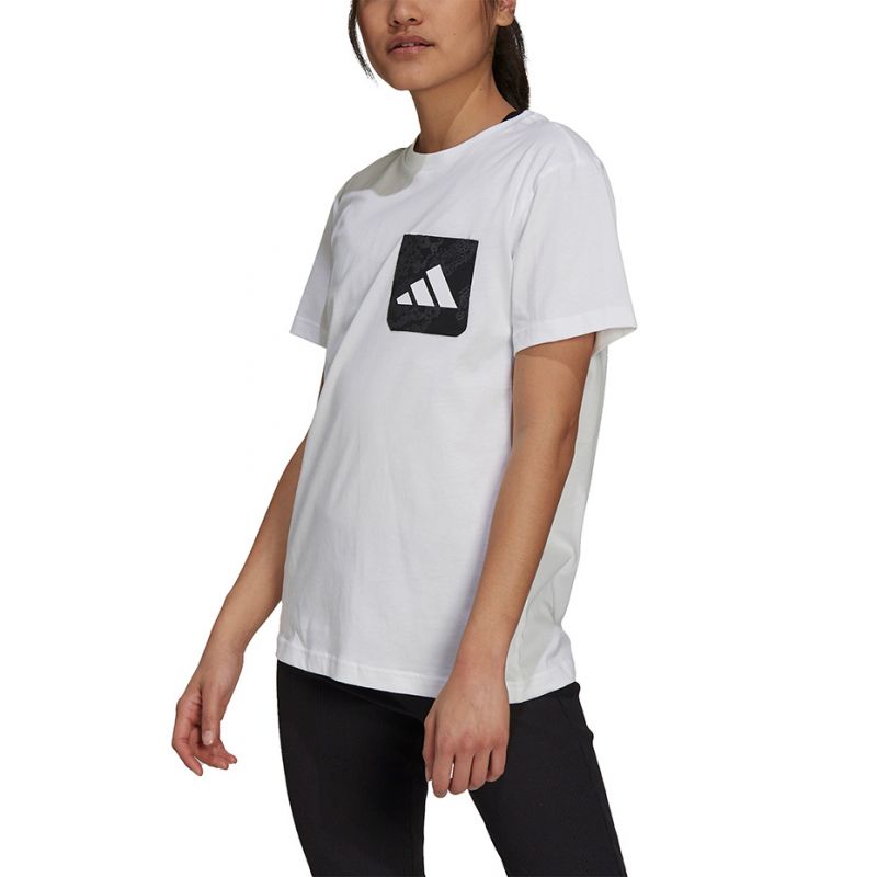 Adidas Lace Camo GFX 1 W GT8832 T-shirt Clothing/Outdoor/T-shirts with short sleeves Adidas