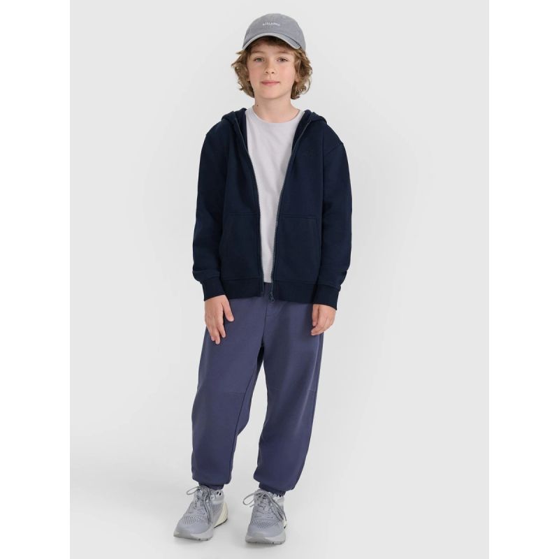 Boy's zip-up hooded sweatshirt 4F 4FJRMM00TSWSM2481-31S *Kategoria tymczasowa Your Sports Performance