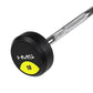 Fixed, broken, rubber barbell bar HMS GSL-10 10 kg Accessories/Training equipment Your Sports Performance