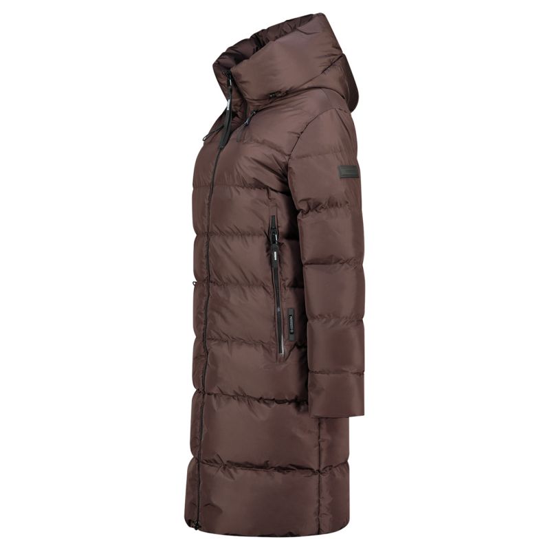 Women’s parka Geographical Norway APRIL DBROWN DB LADY 0116-2 (WZ7108F/GN-DARK BROWN)