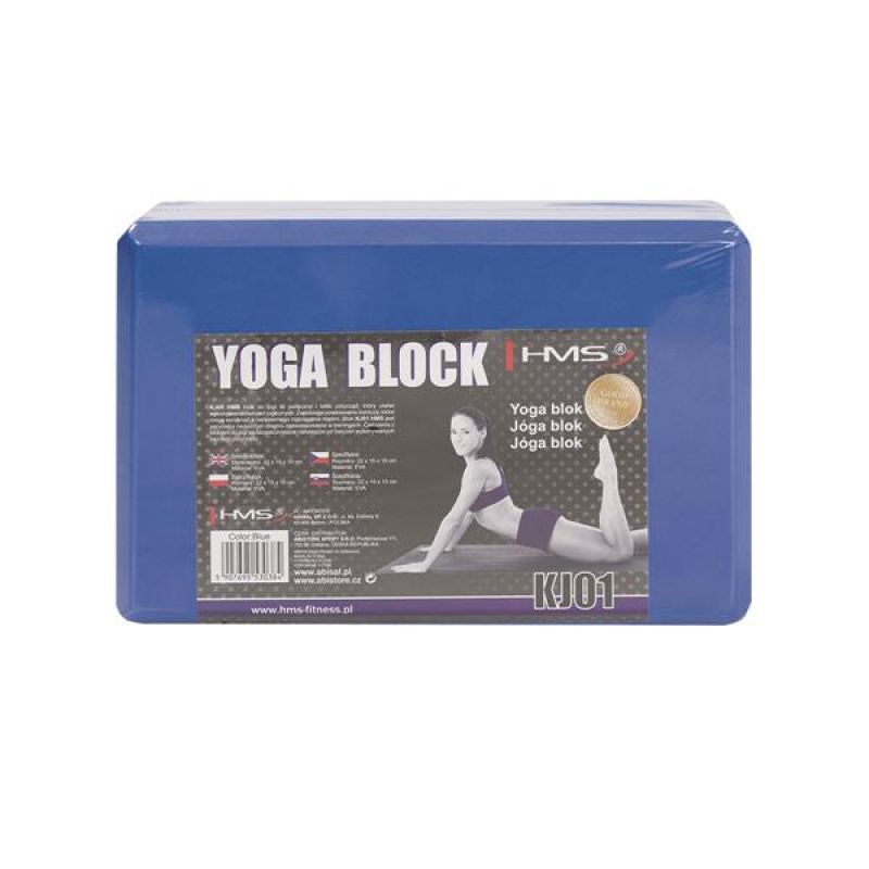 Yoga blue block HMS KJ01 Accessories/Training equipment Your Sports Performance