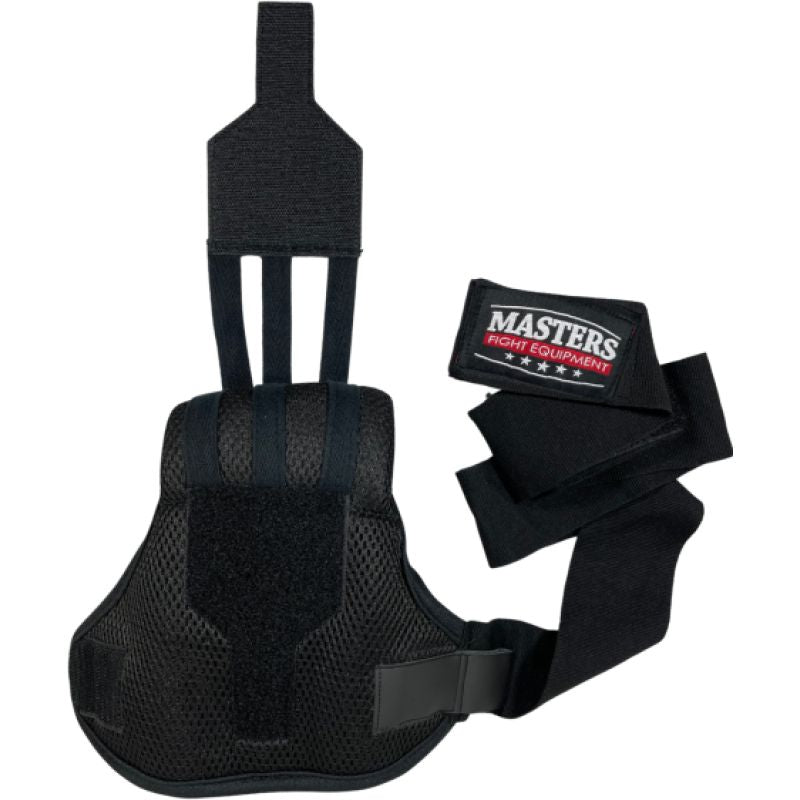 MASTERS BBŻ-GRIP gel boxing bandages black