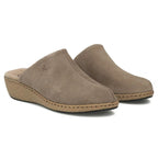 Filippo DK7567 Taupe Leather Wedge Sandals Filippo