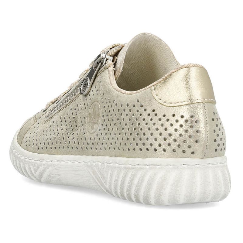Comfortable leather shoes Rieker W RKR694, beige Footwear/Lifestyle/Rieker Your Sports Performance
