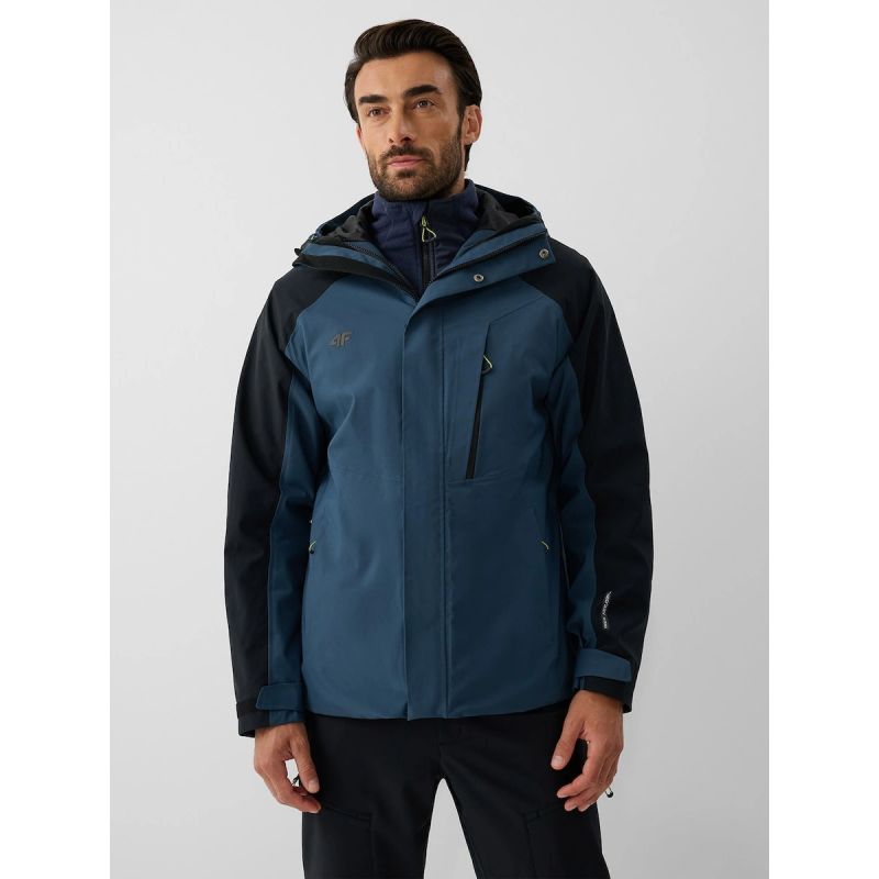 Men's trekking jacket 3 in 1 membrane 10000 4F 4FRAW26TTJAM1354-32S