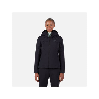 Rossignol W Opside Hoodie In Heavy Insulation Jacket Black Rossignol