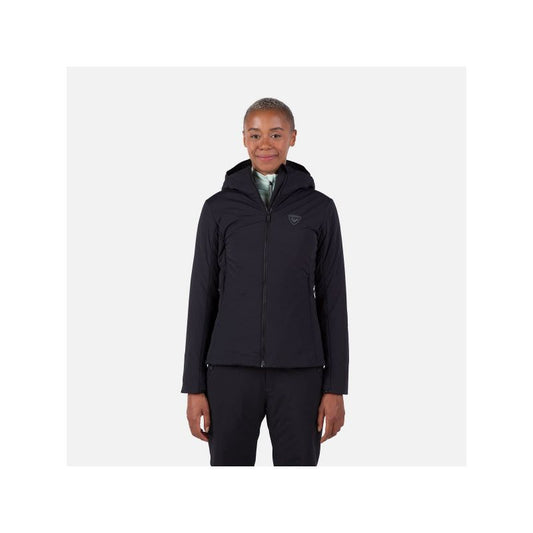 Rossignol W Opside Hoodie In Heavy Insulation Jacket Black Rossignol
