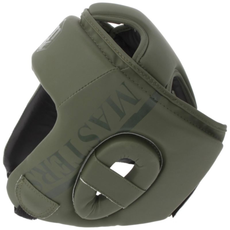 Boxing helmet MASTERS KTOP-PU-MATT "M" green In preparation Your Sports Performance