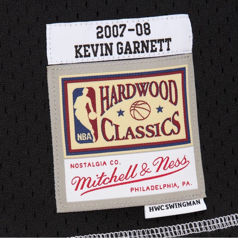 Mitchell &amp; Ness NBA Contrast 2K Swingman Jersey Celtics 2007 Kevin Garnett M TFSM6784-BCE07KGABLCK Clothing/Lifestyle/T-shirts/Mitchell & Ness Your Sports Performance