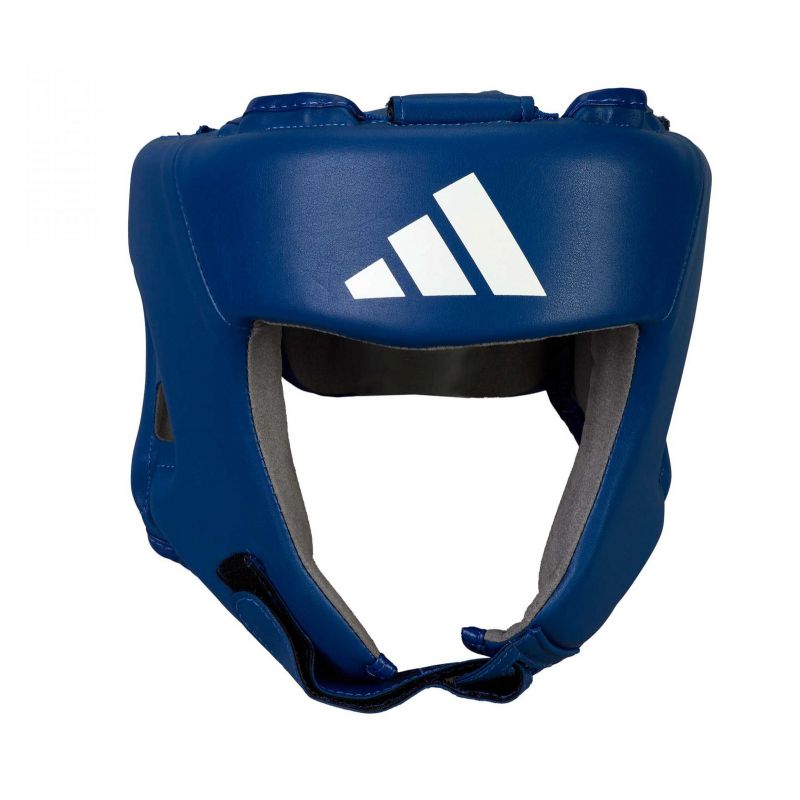 adidas IBA Cactus Leather Tournament Helmet ADIIBAH1C-Blue Accessories/Martial arts equipment/Kask bokserski Adidas